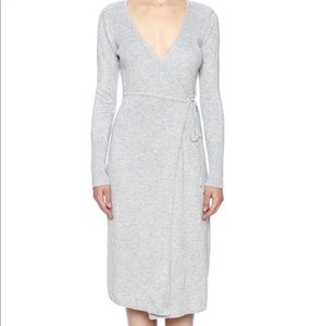 Minkpink grey wrap dress NWT